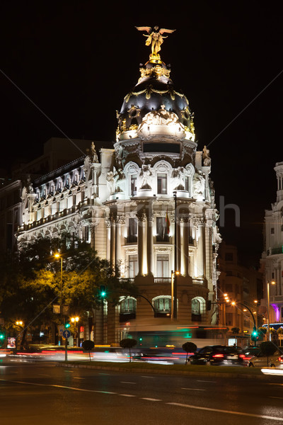 Gran Via in Madrid Stock photo © sailorr