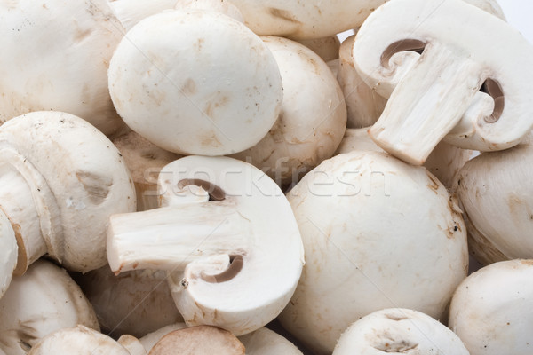 Stock photo: Champignon mushrooms