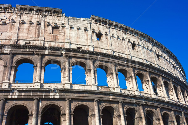 Colosseum Rome mooie beroemd oude Stockfoto © sailorr