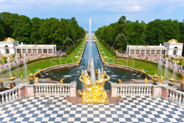 Peterhof Stock photo © sailorr