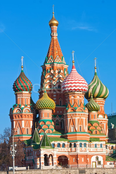 バジル 大聖堂 モスクワ 赤の広場 クレムリン ストックフォト © sailorr