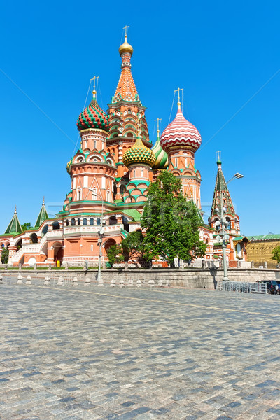 святой базилик собора Москва Красная площадь Кремль Сток-фото © sailorr