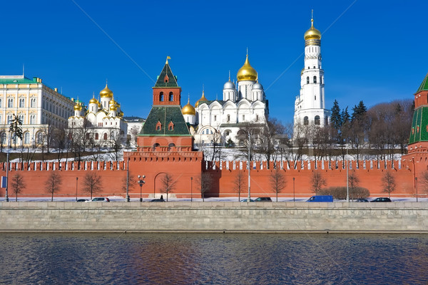 Foto d'archivio: Mosca · Cremlino · bella · view · fiume · Russia