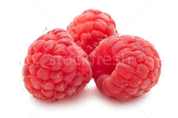 Stock photo: Fresh raspberries