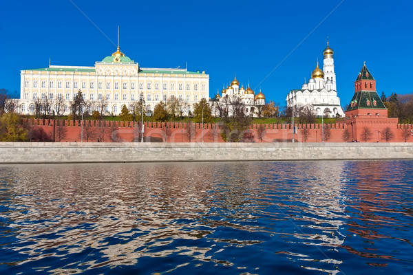 Сток-фото: Москва · Кремль · красивой · мнение · реке · Россия