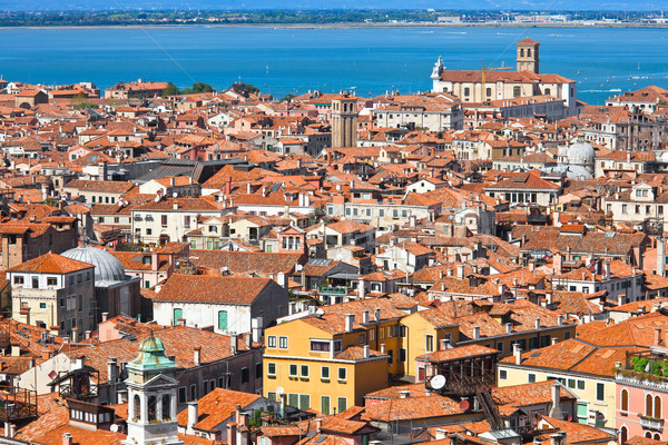 Venise panoramique vue cloche tour Italie [[stock_photo]] © sailorr