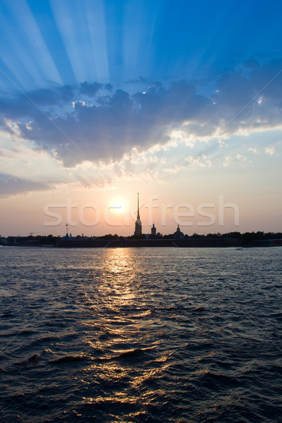 Peter and Paul fortress Stock photo © sailorr