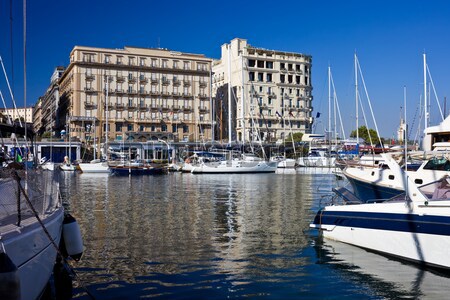 Nápoles ver belo marina Itália água Foto stock © sailorr