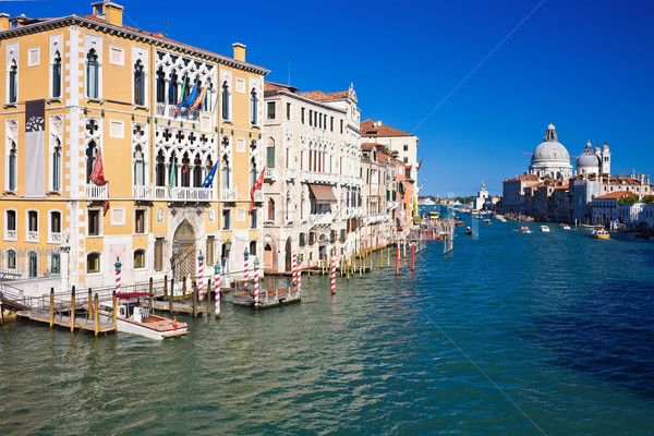 Wenecja piękna widoku słynny kanał Włochy Zdjęcia stock © sailorr