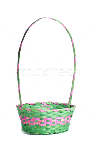 Páscoa rosa verde vazio cesta espaço Foto stock © saje