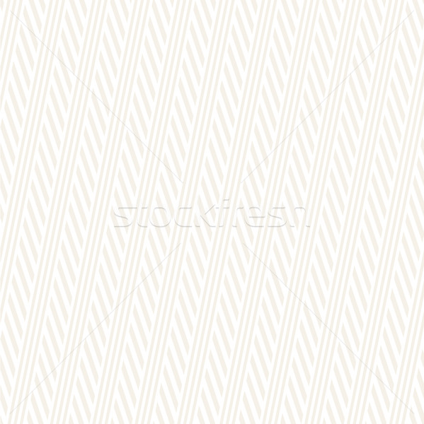 Interlacing Parallel Stripes. Vector Seamless Subtle Monochrome Pattern. Stock photo © Samolevsky