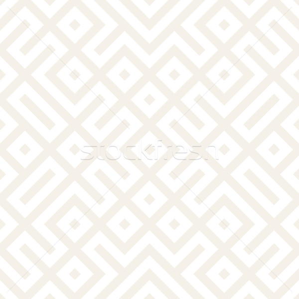 Geometric Ethnic Background Lattice. Stylish Subtle Texture. Vector Abstract Seamless Pattern. Stock photo © Samolevsky