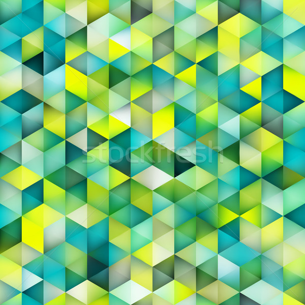 Wektora bezszwowy gradient trójkąt sieci Zdjęcia stock © Samolevsky