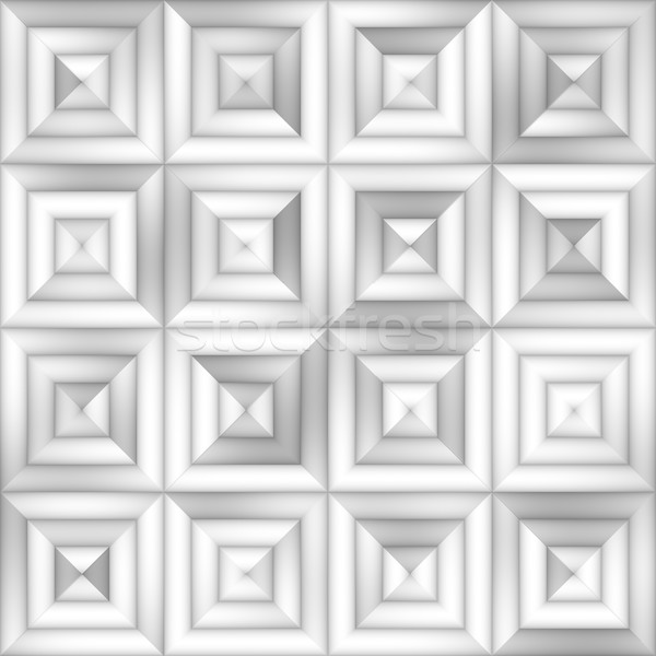 Raster Seamless Greyscale Subtle Gradient Square Tiling Geometric Square Pattern Stock photo © Samolevsky