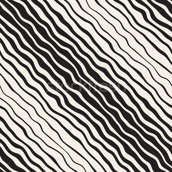波浪狀的 波紋 手工繪製 梯度 線 向量 商業照片 © Samolevsky