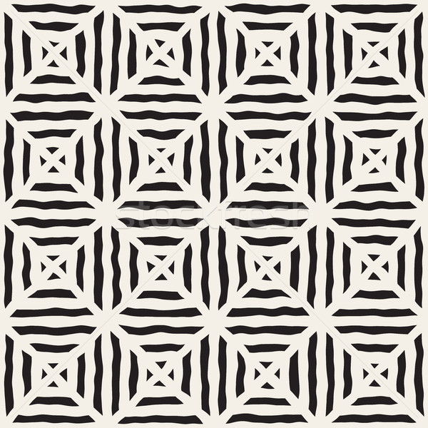 Vektor Diagonale Zeilen Netz Muster Stock foto © Samolevsky