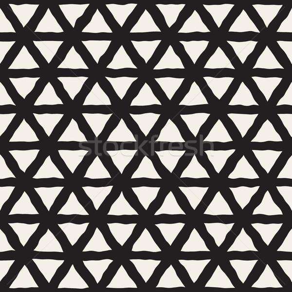 商业照片: 向量 · 无缝 · 黑白 · 三角形 ·线·格