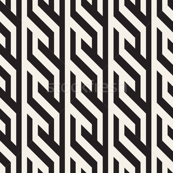 Wiederholung Streifen modernen Textur monochrome geometrischen Stock foto © Samolevsky