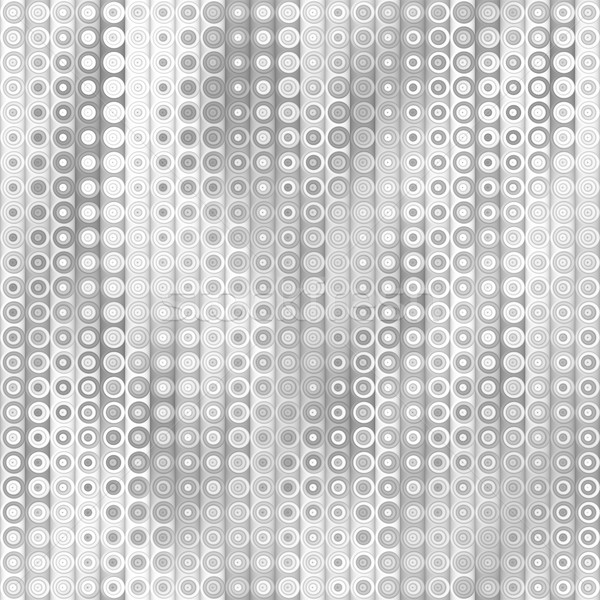Raster Seamless Greyscale Gradient Vertical Stripes And Circles Pattern Stock photo © Samolevsky