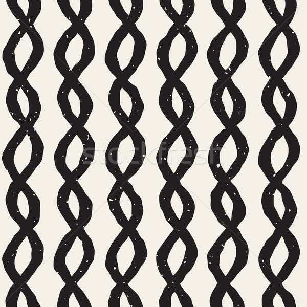 Vektor végtelenített kézzel rajzolt függőleges hullámos vonalak Stock fotó © Samolevsky