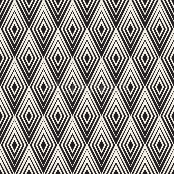Vetor sem costura forma concêntrico linhas padrão geométrico Foto stock © Samolevsky