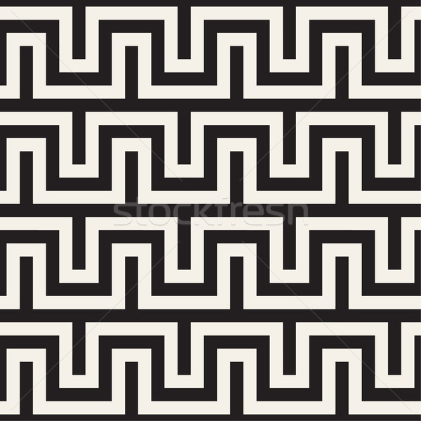 Maze Tangled Lines Contemporary Graphic Vector Seamless - 