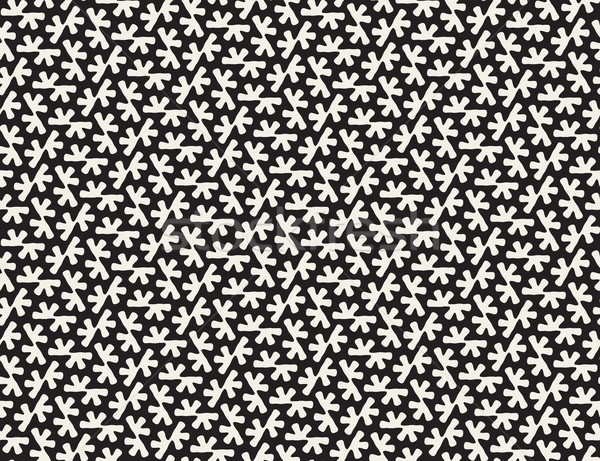 Stock foto: Vektor · schwarz · weiß · Form · Muster