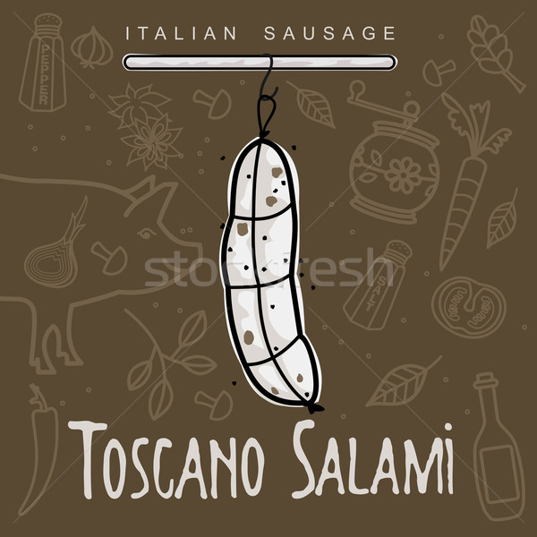 Italian Sausage Stock photo © samorodinov