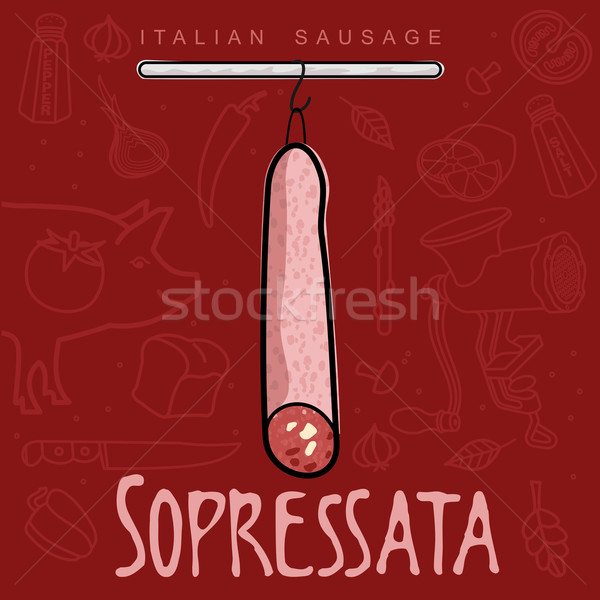 Italian Sausage Stock photo © samorodinov