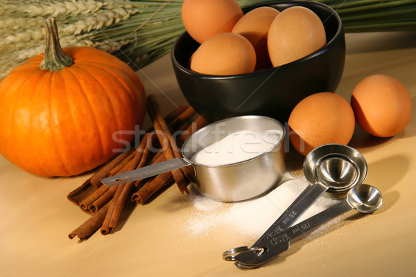Assorted ingredients for baking in the kitchen  Stock photo © Sandralise