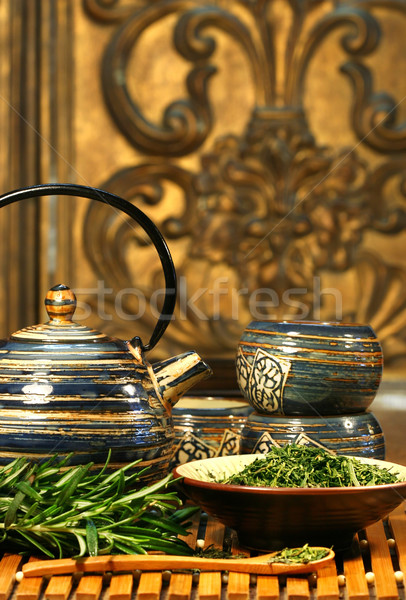 Dries herb leaves  Stock photo © Sandralise