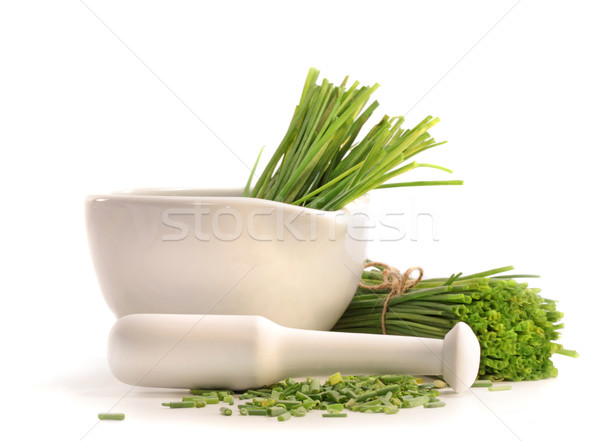 Friss vág snidling főzés zöldség diéta Stock fotó © Sandralise