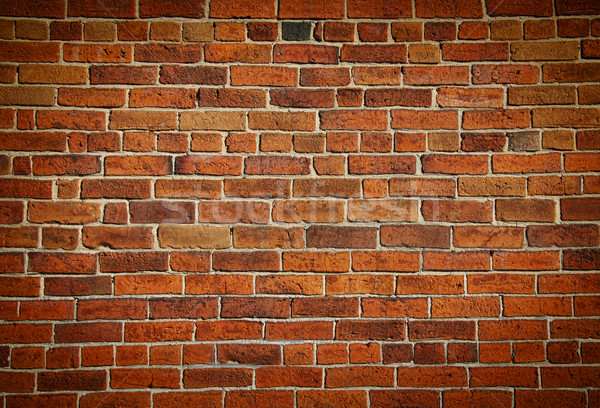 Weathered stained old brick wall Stock photo © Sandralise