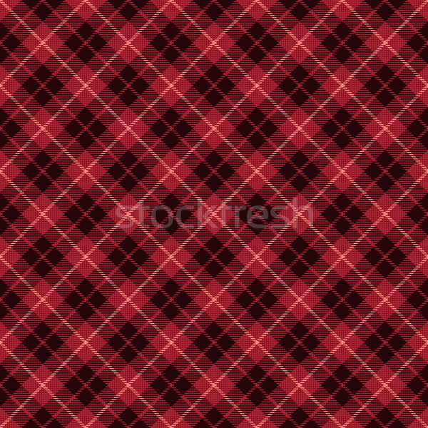 Kırmızı kumaş model İskoçya Stok fotoğraf © sanjanovakovic