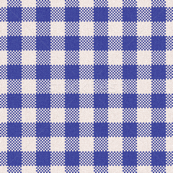 Blue textured gingham pattern background
 Stock photo © sanjanovakovic