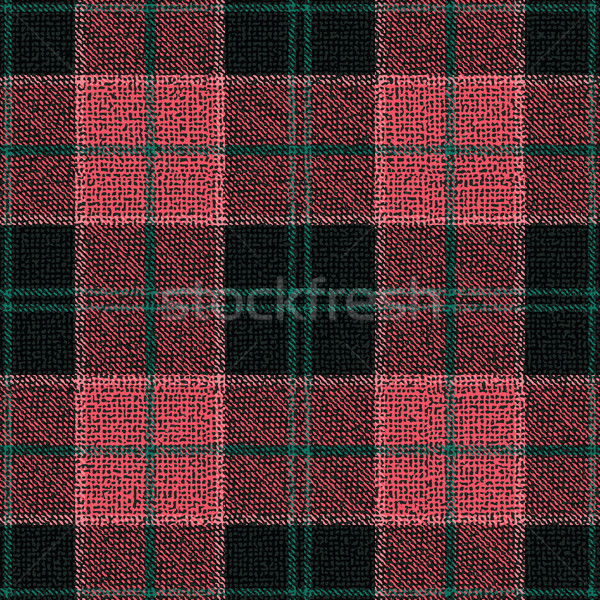 Plaid textured fabric vector pattern background 2 Stock photo © sanjanovakovic