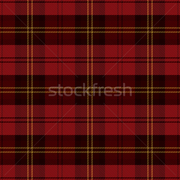 Red plaid tartan vector seamless pattern 1 Stock photo © sanjanovakovic