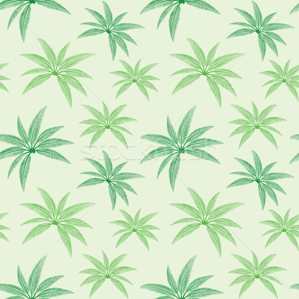 Palm leaves vector seamless pattern background Stock photo © sanjanovakovic