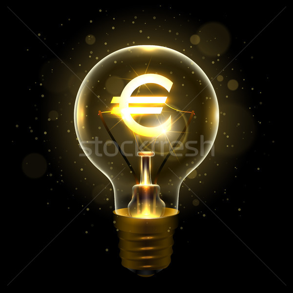 Realistic lamp with the symbol Stock photo © sanyal