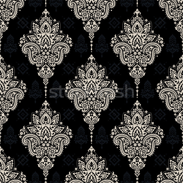 Mandala. Ethnic motifs vector seamless pattern Stock photo © sanyal