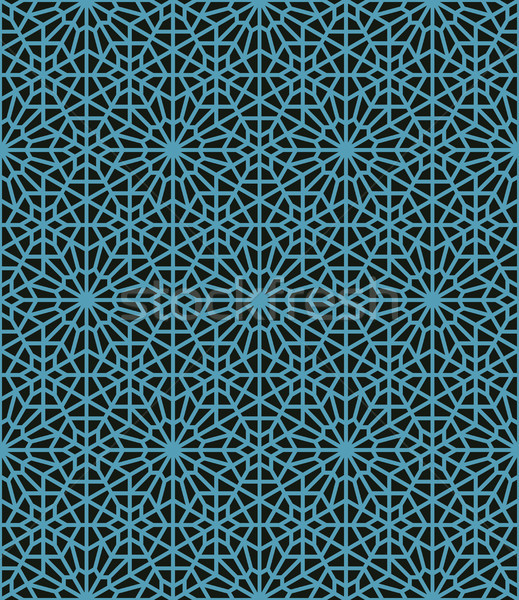 Stock photo: Vector abstract geometric ethnic ornament