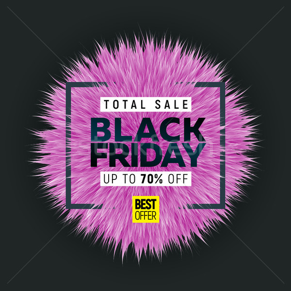 Black friday venta banner brillante signo web Foto stock © sanyal