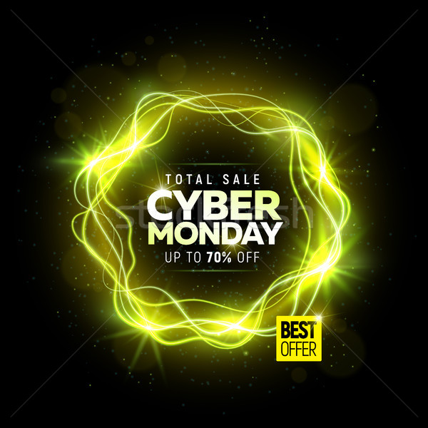 Cyber Monday sale banner Stock photo © sanyal
