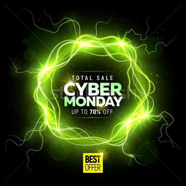 Cyber Monday sale banner Stock photo © sanyal