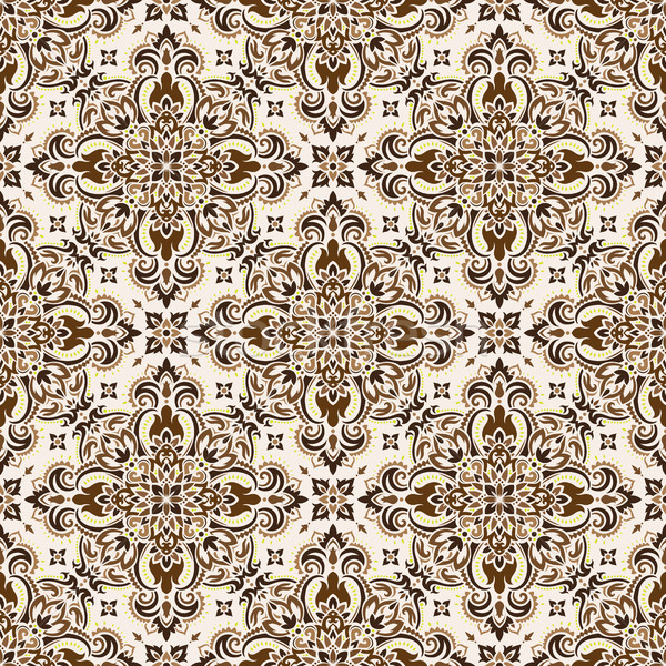 Mandala. Ethnic motifs vector seamless pattern Stock photo © sanyal