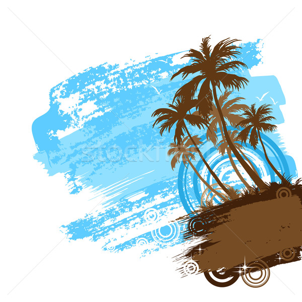 palm beach Stock photo © sanyal