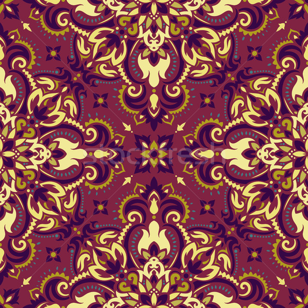 Mandala. Ethnic motifs vector seamless pattern Stock photo © sanyal