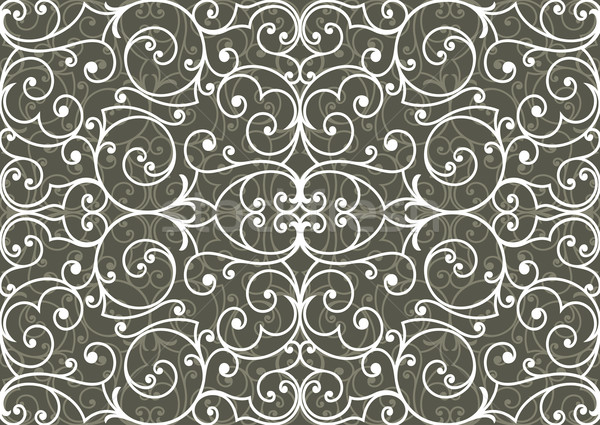 Stock photo: floral wallpaper