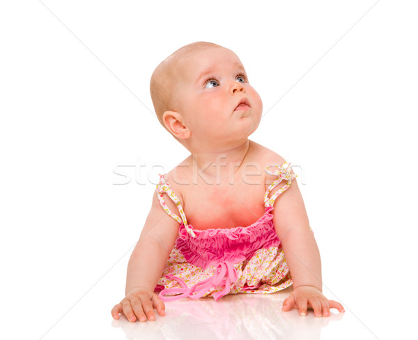嬰兒 六 月 孤立 白 商業照片 © sapegina