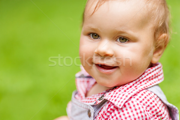 少年 1 年 笑みを浮かべて 肖像 夏 ストックフォト © sapegina